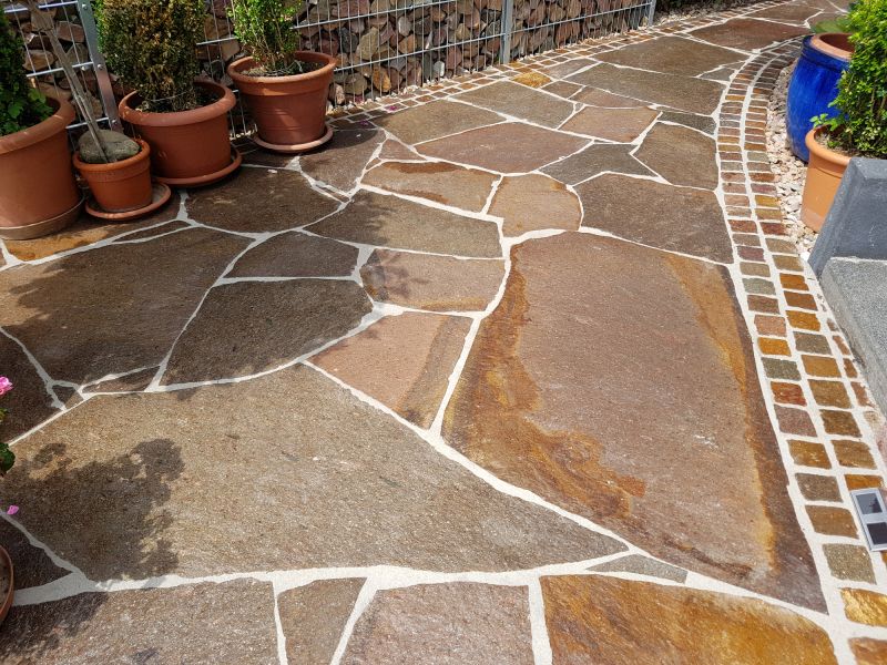 Outdoor Tiled Pathways